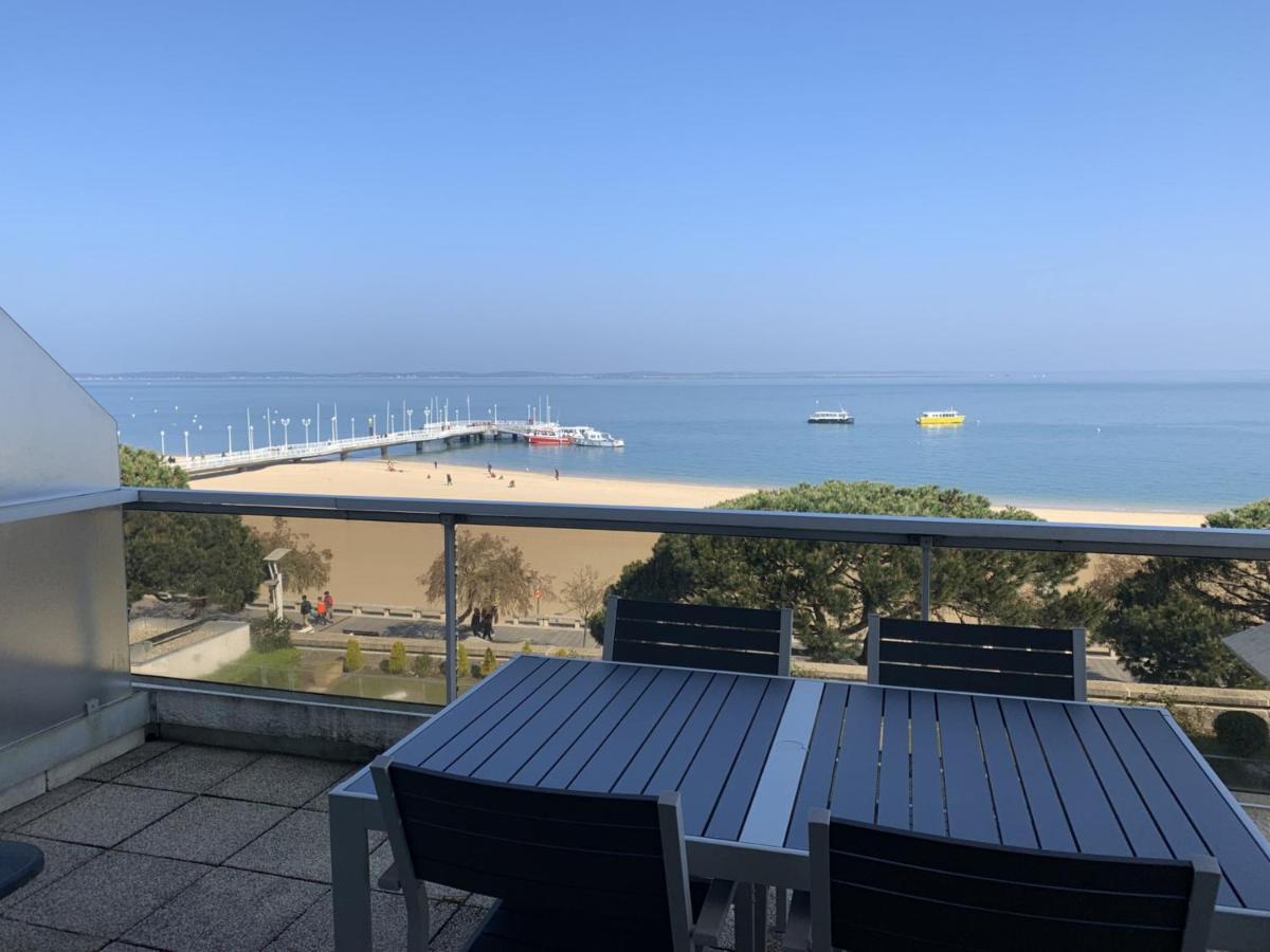 **Appartement T2 Vue Mer En Centre Ville Avec Balcon, Parking Et Wifi A Arcachon** - Fr-1-374-51 Exteriér fotografie